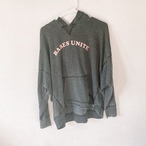 grey hoodie loose (XL)